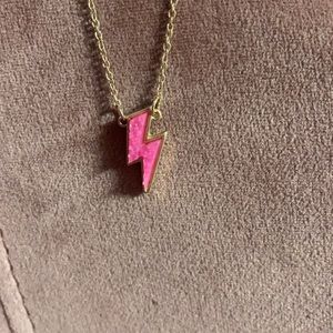 Lighting bolt pendant